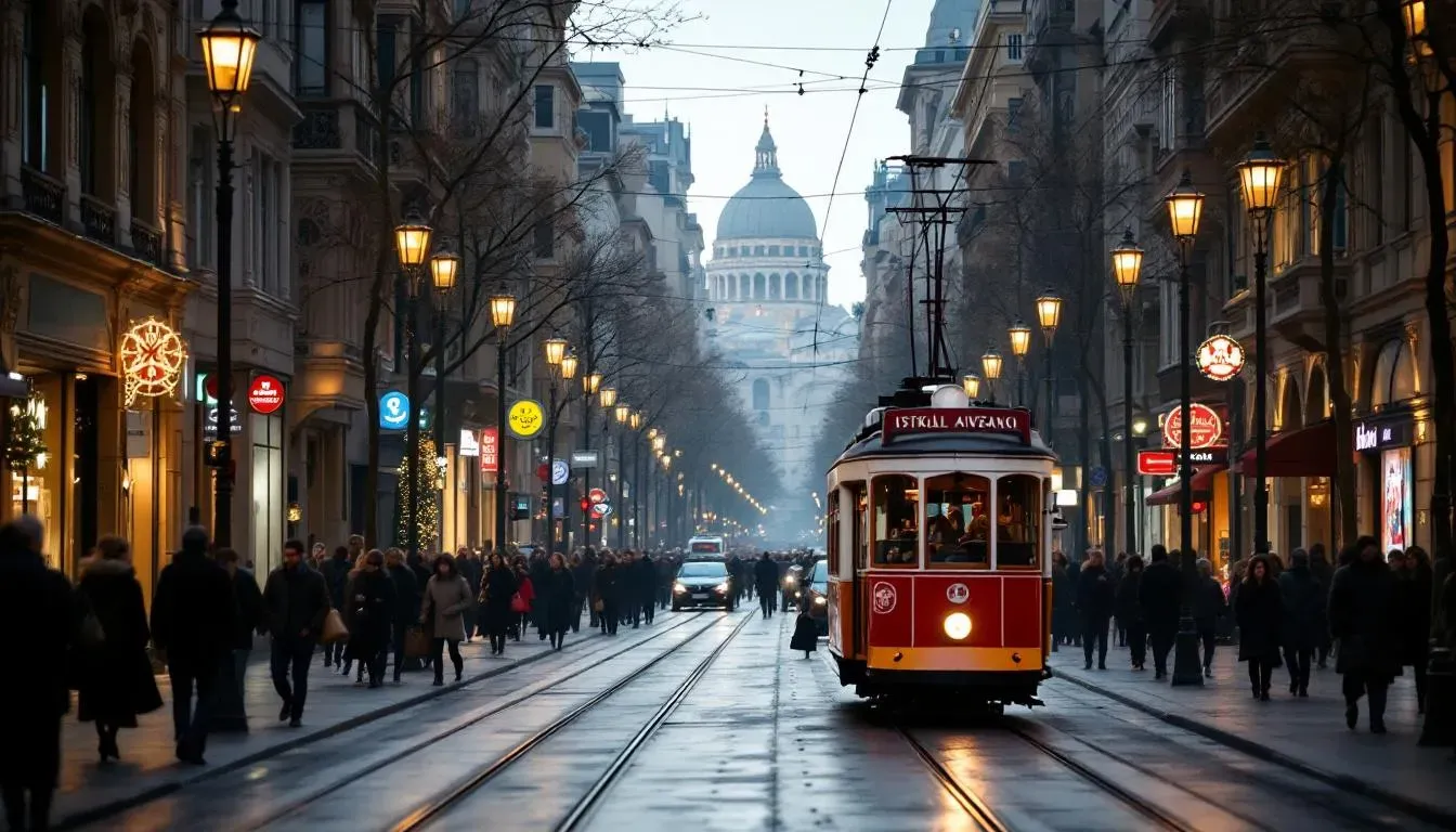 Istiklal Avenue - filming location in Turkey
