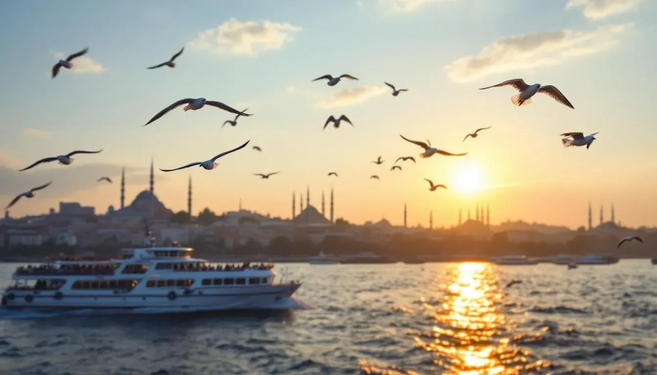Bosphorus Ferry - filming location in Turkey