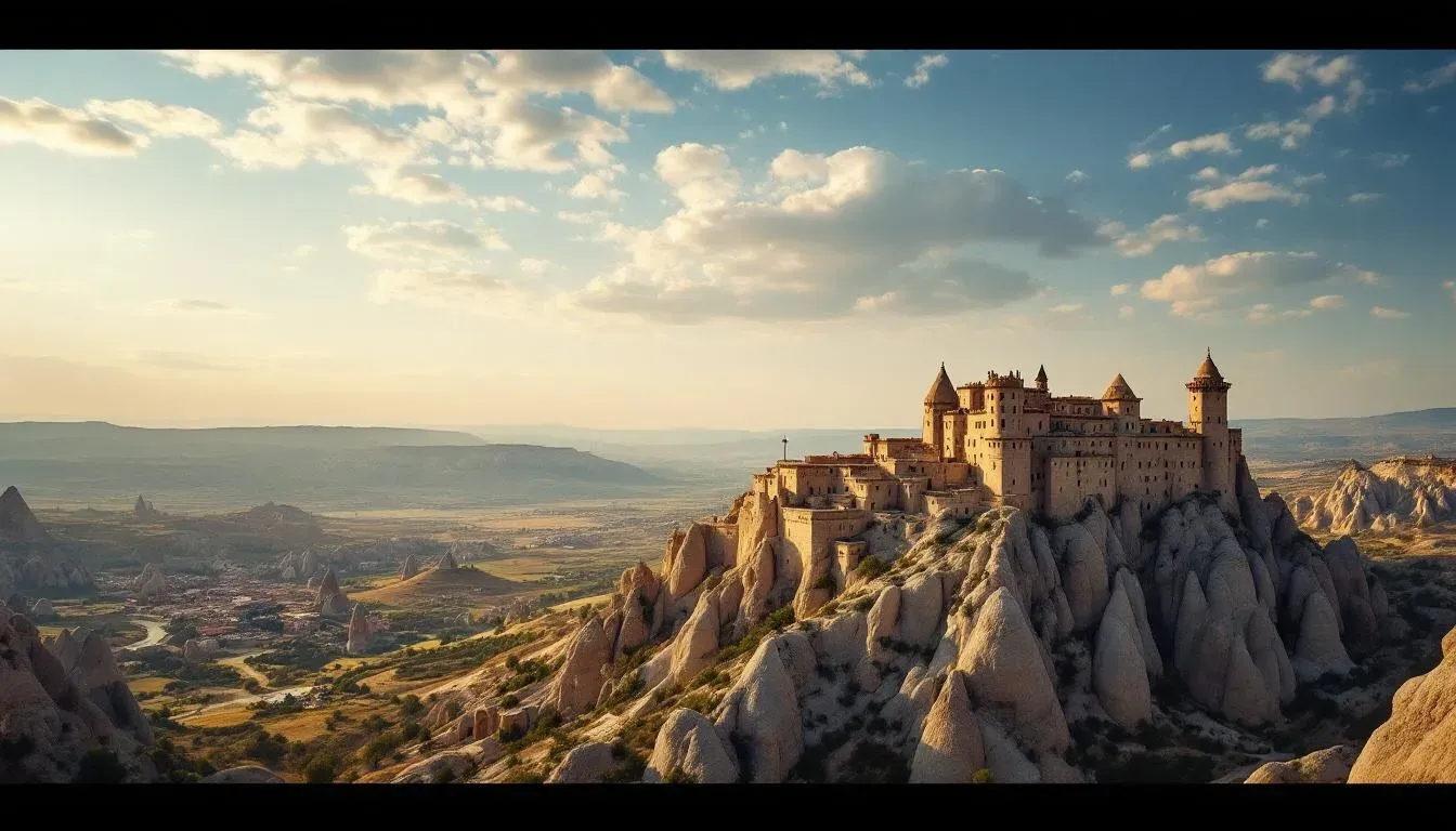 Uçhisar Castle, Cappadocia