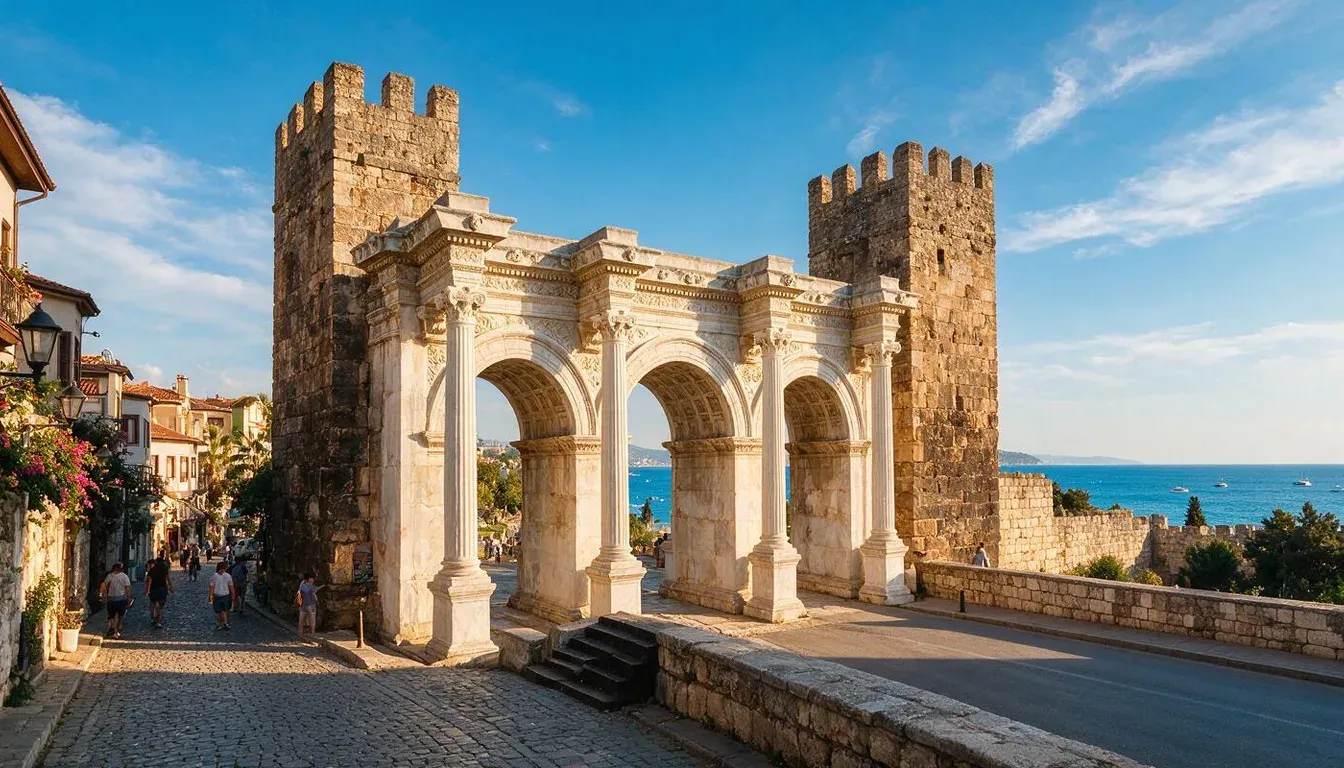 Hadrians Gate - filming location in Turkey