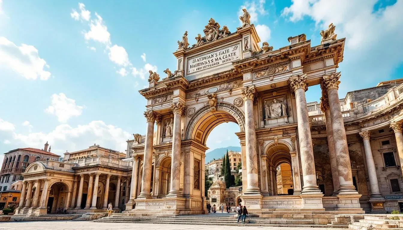 Hadrians Gate - filming location in Turkey