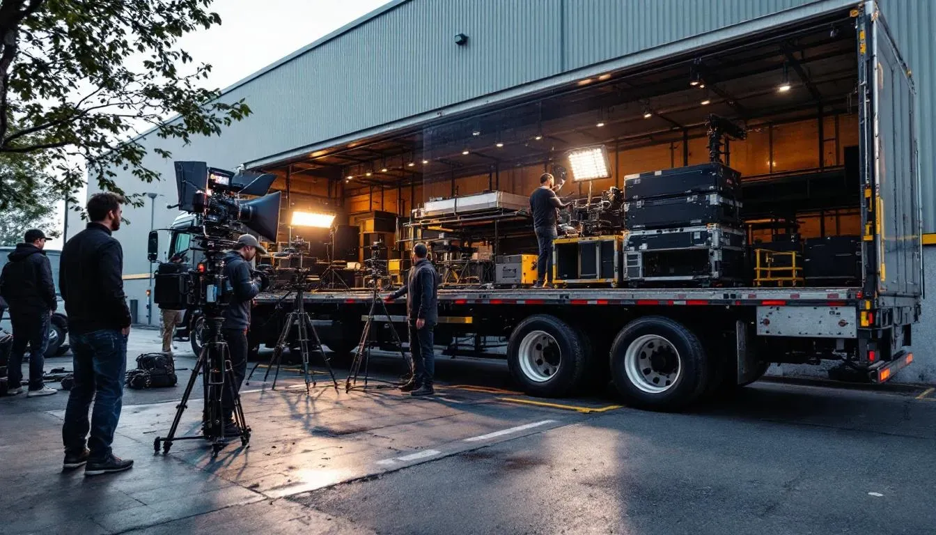 Equipment Truck Grip - filming location in Turkey
